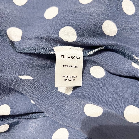 Tularosa Blue Polka Dot Maxi Dress - Picture 4 of 5